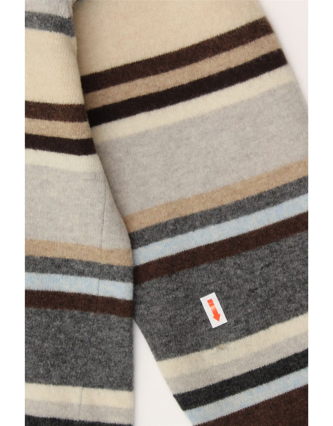 KAPPA ženski džemper s okruglim izrezom UK 16 na velike raznobojne pruge