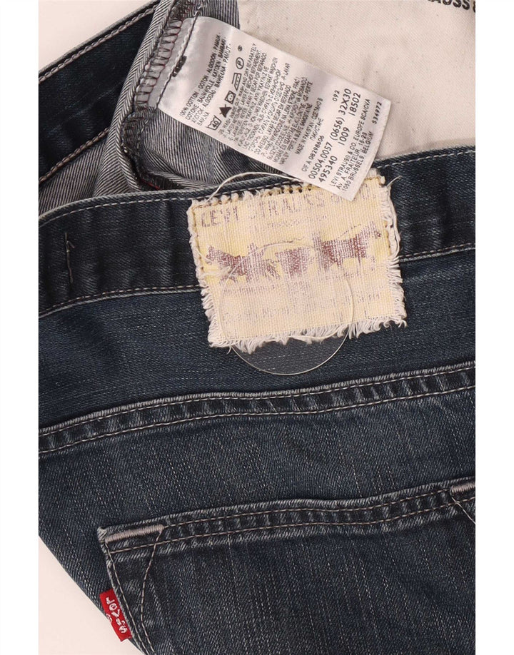 Levi's muške 504 ravne traperice W32 L27 plavi pamuk