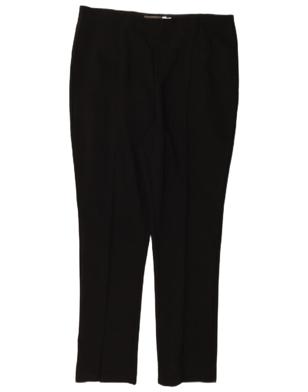 MINT VELVET Ženske uske ležerne hlače visokog struka XL W36 L29 crni pamuk