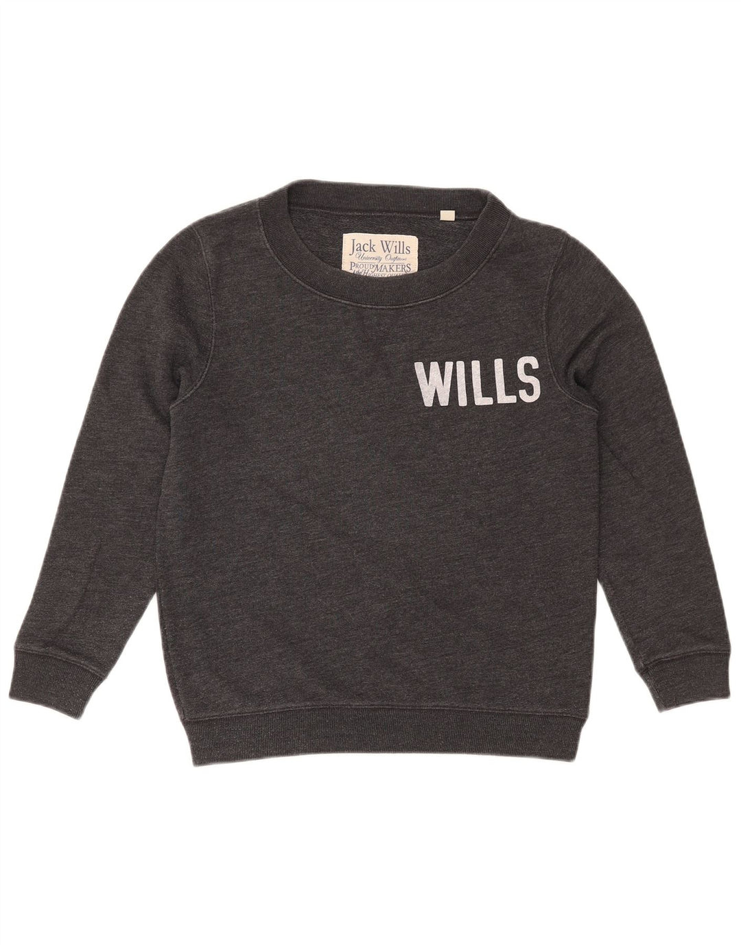 JACK WILLS Ženska prekomjerna trenirka s grafičkim motivima UK 8 Mala siva