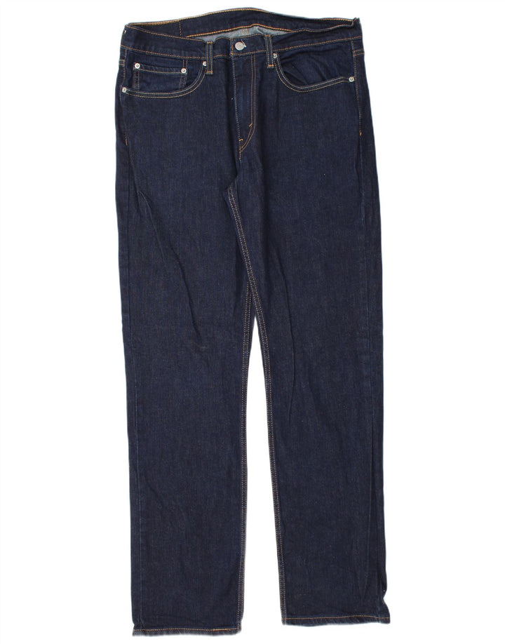 Levi's muške 514 ravne traperice W34 L34 tamnoplavi pamuk