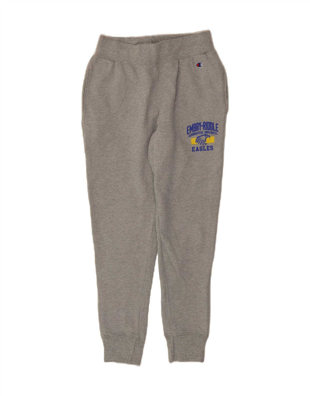 CHAMPION Mens Eagles Graphic Tracksuit Trousers Joggers Small Grey Vintage Champion and Second-Hand Champion from Messina Hembry 