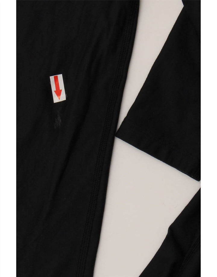 Under Armour Ženska kompresijska majica dugih rukava UK 14 Veliki crni poliester