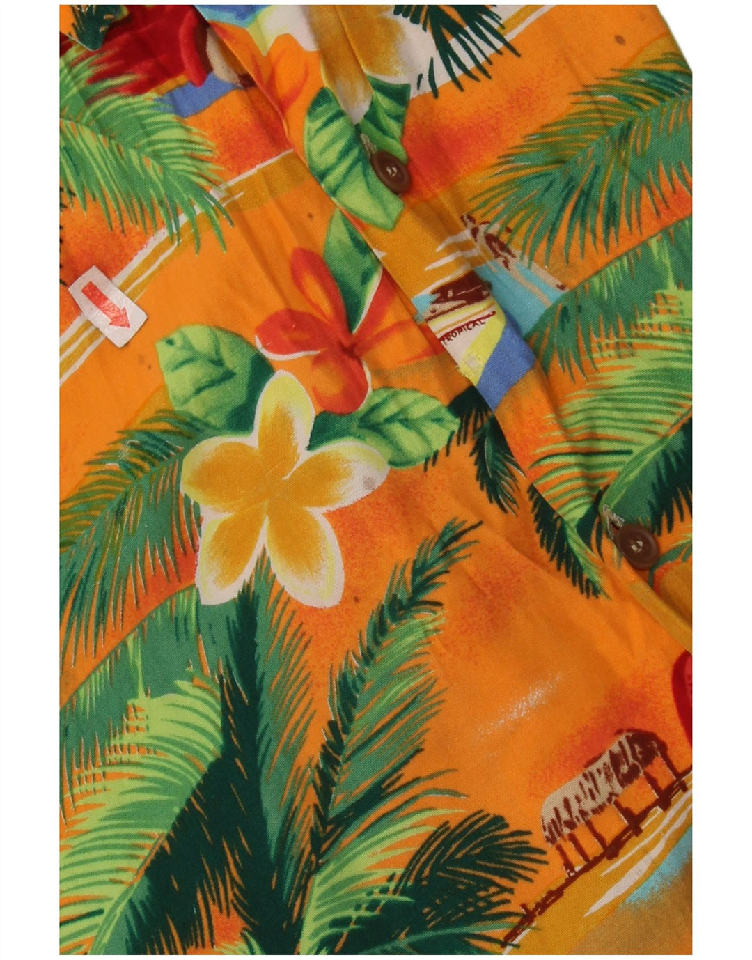 PETER ELLIOT Velika muška havajska košulja kratkih rukava s višebojnim cvjetnim motivima