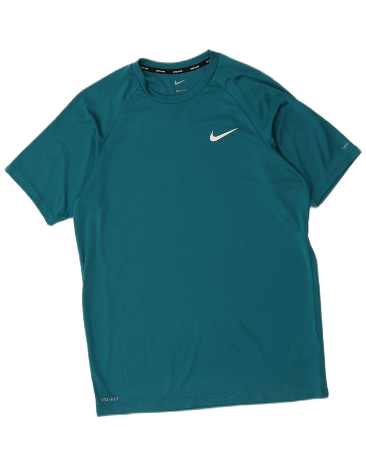 Nike Dri Fit majica kratkih rukava Srednje plavi poliester