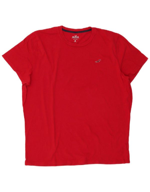 Hollister muška majica kratkih rukava 2XL crveni pamuk