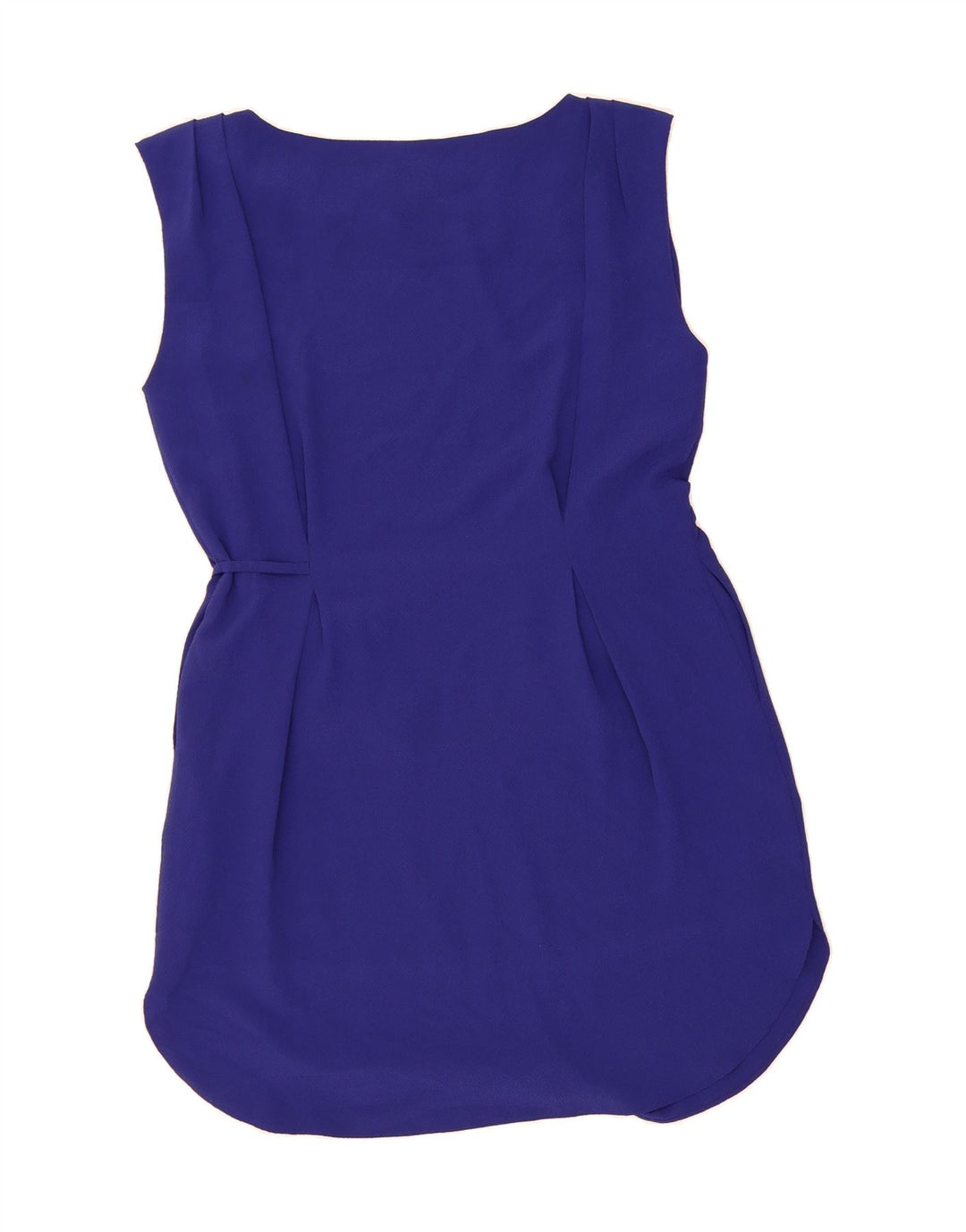 REISS Womens Sleeveless Sheath Dress UK 12 Medium  Navy Blue Polyester Vintage Reiss and Second-Hand Reiss from Messina Hembry 