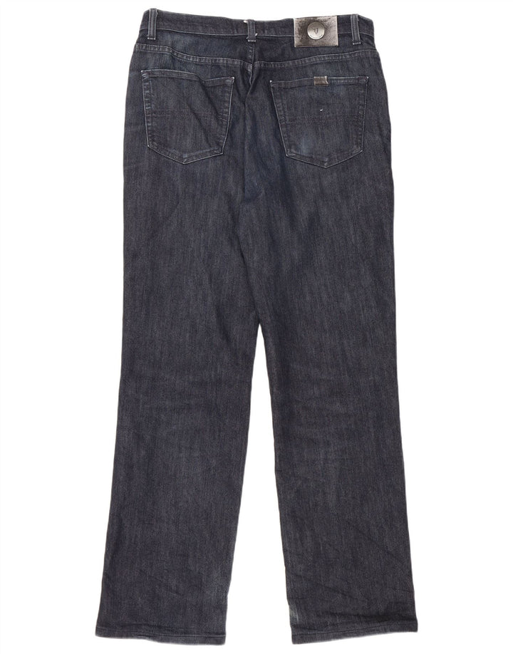 TRUSSARDI muške ravne traperice W33 L31 tamnoplave