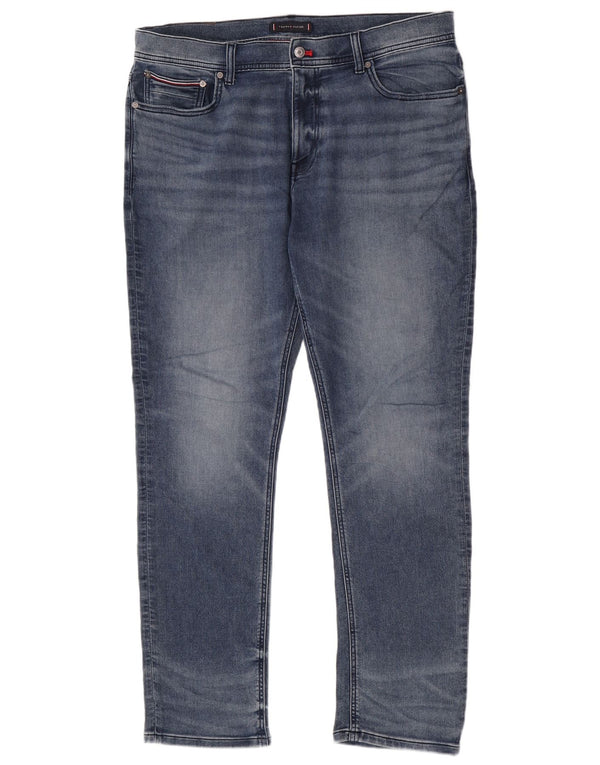 Tommy Hilfiger Mens Slim Jeans W36 L32 Blue Cotton