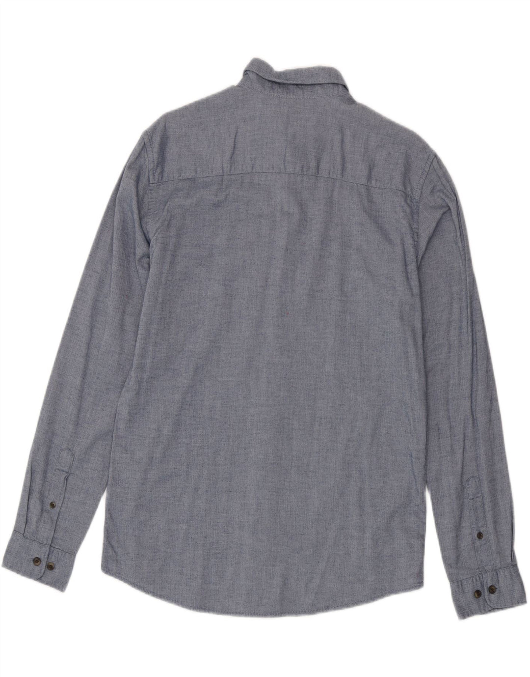 Jack & Jones muška flanelska košulja velika plava riblja kost od pamuka