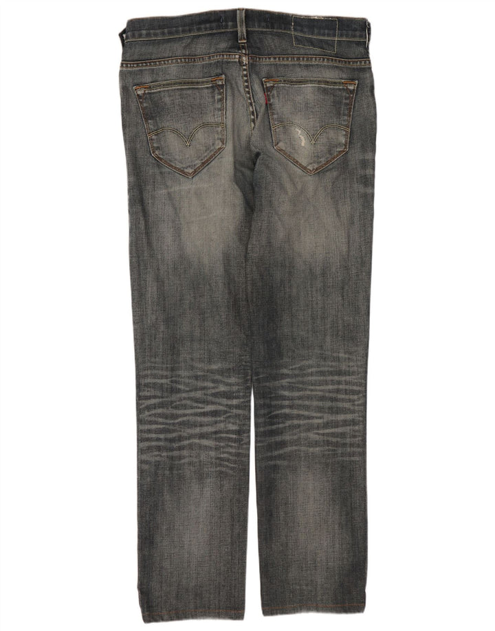 LEVI'S Muške 519 uske traperice W32 L30 Plavi pamuk