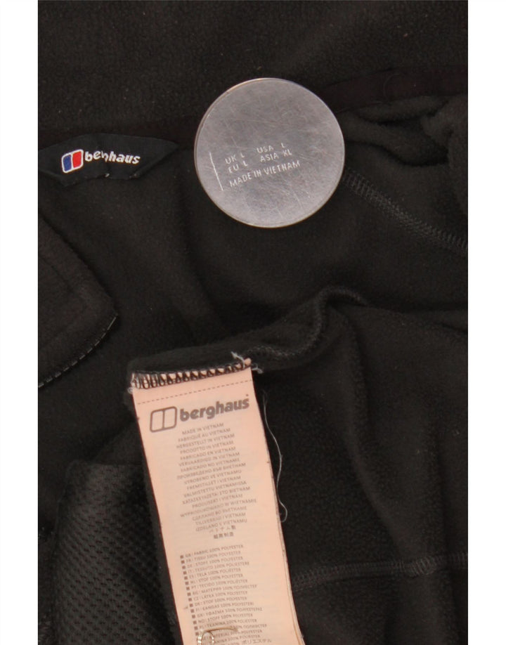 Berghaus muška jakna od flisa UK 40 veliki crni poliester
