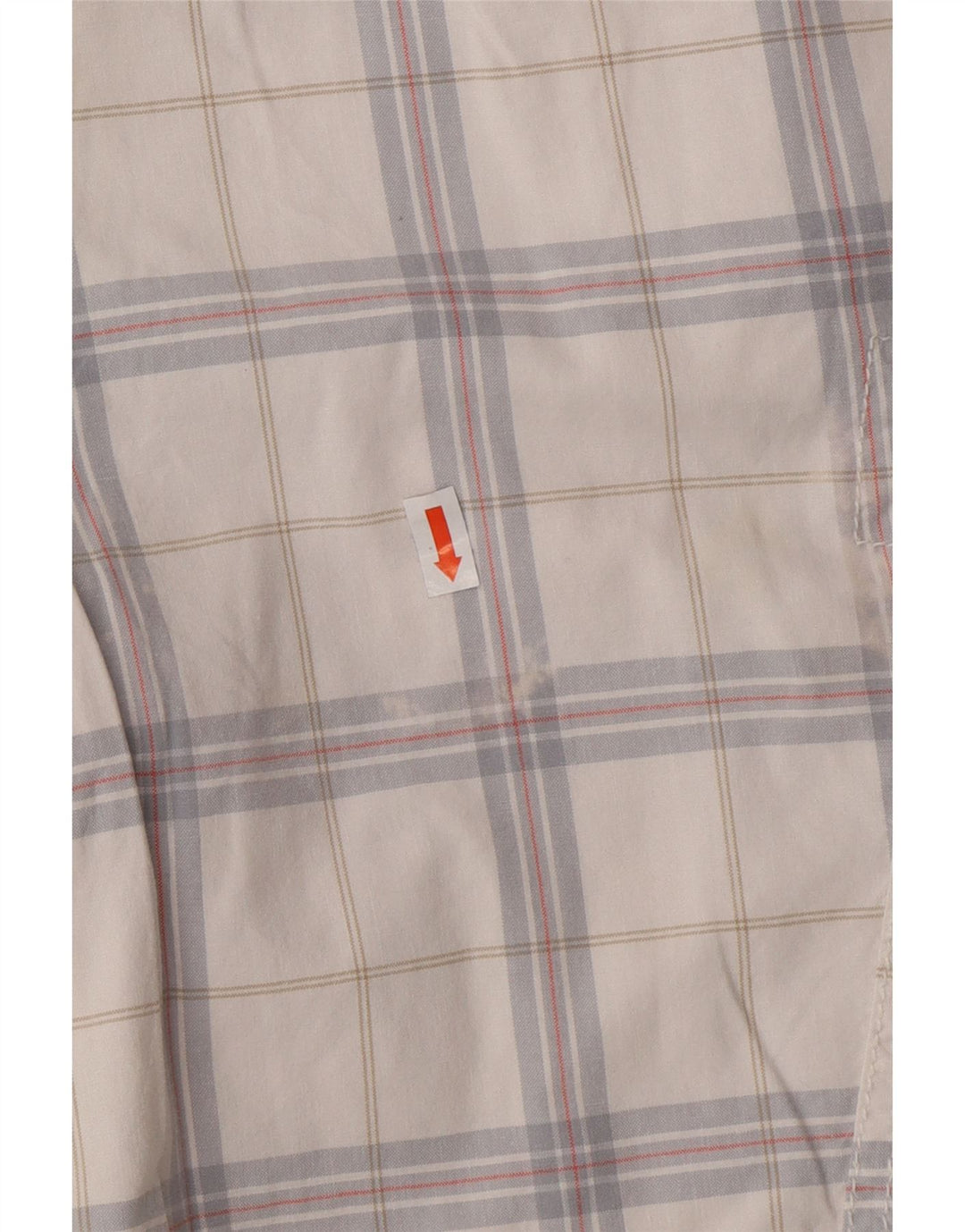 CALVIN KLEIN Muške kargo kratke hlače W32 Srednje bijeli karirani pamuk