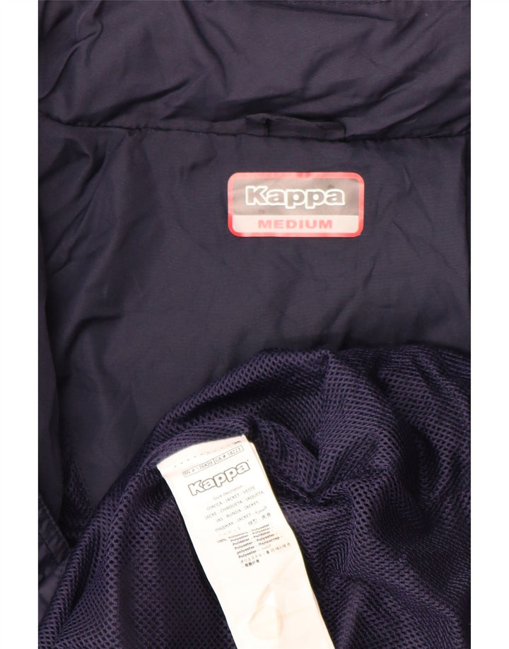 KAPPA muška trenirka s kapuljačom, srednja jakna od tamnoplavog poliestera