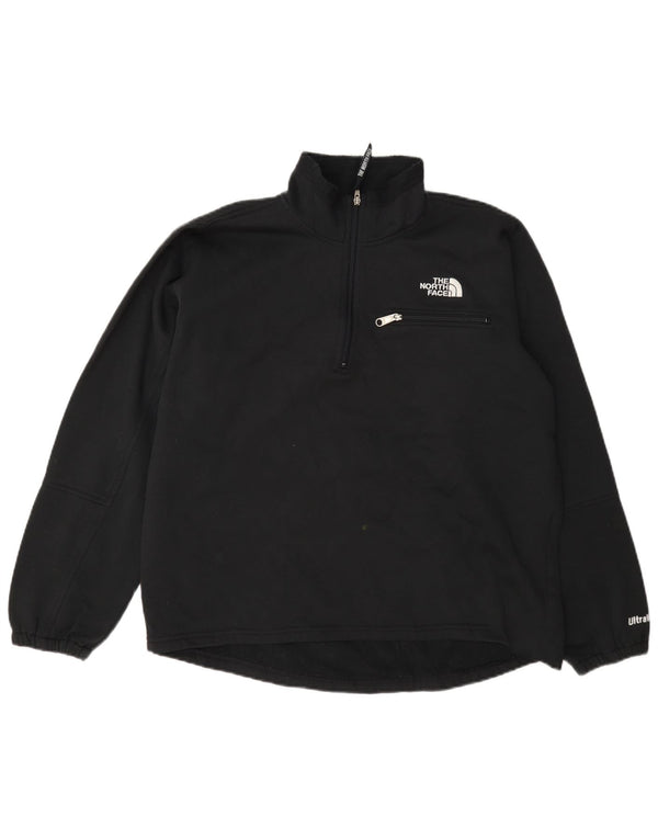 The North Face Ženska majica s izrezom s patentnim zatvaračem UK 16 Velika crna