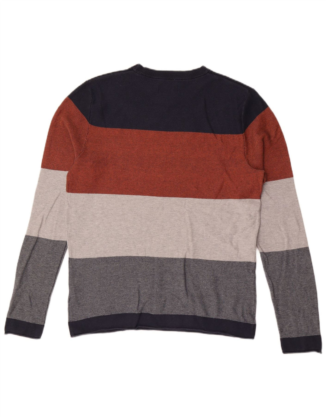 Jack & Jones muška majica dugih rukava srednje boje, pamuk na pruge