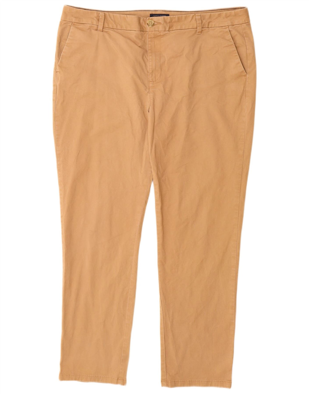 TOMMY HILFIGER Ženske Chino hlače visokog struka US 16 2XL W36 L29 Bež