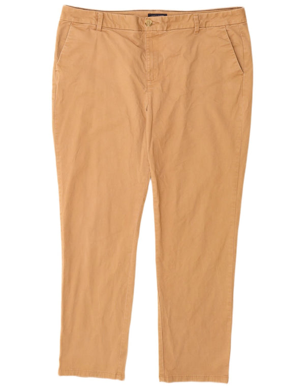 TOMMY HILFIGER Ženske Chino hlače visokog struka US 16 2XL W36 L29 Bež