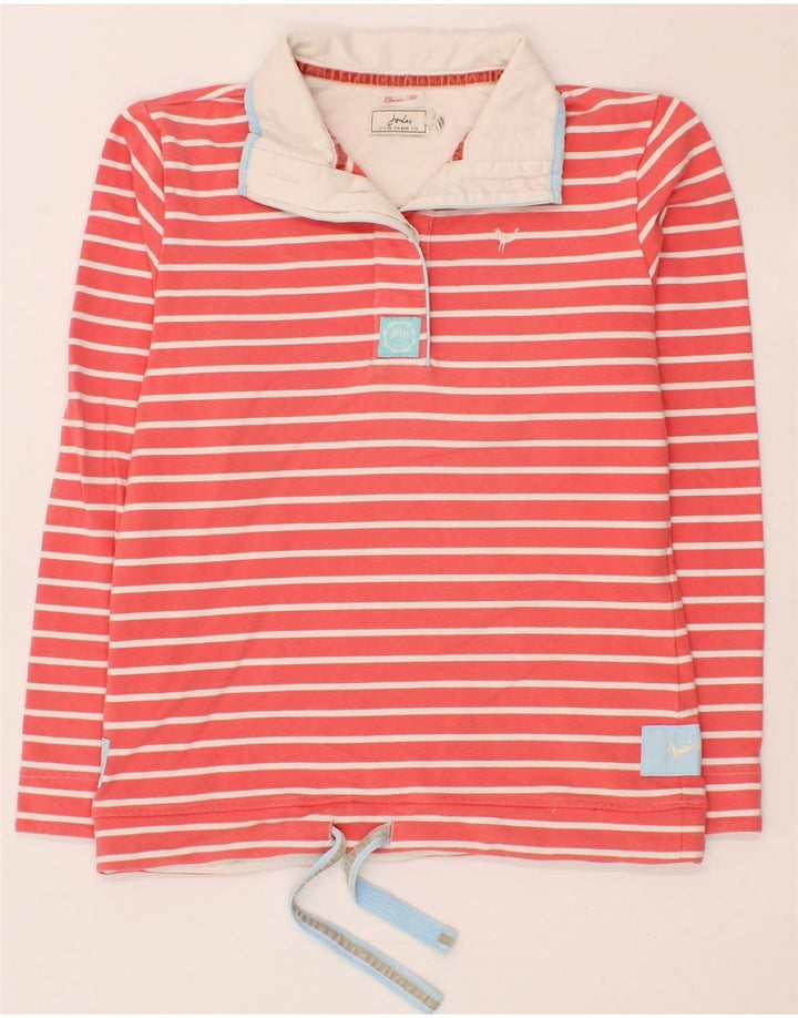 JOULES Womens Oversized Classic Fit Sweatshirt Jumper UK 10 Small Red Vintage Joules and Second-Hand Joules from Messina Hembry 