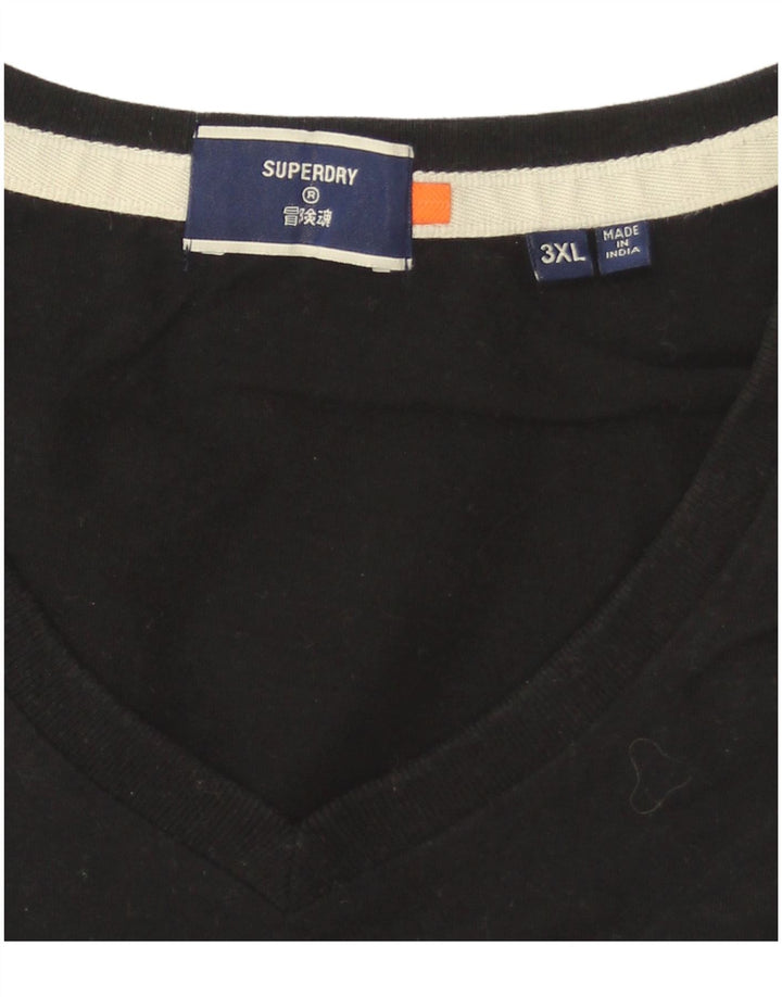 Superdry muška majica kratkih rukava 3XL crna