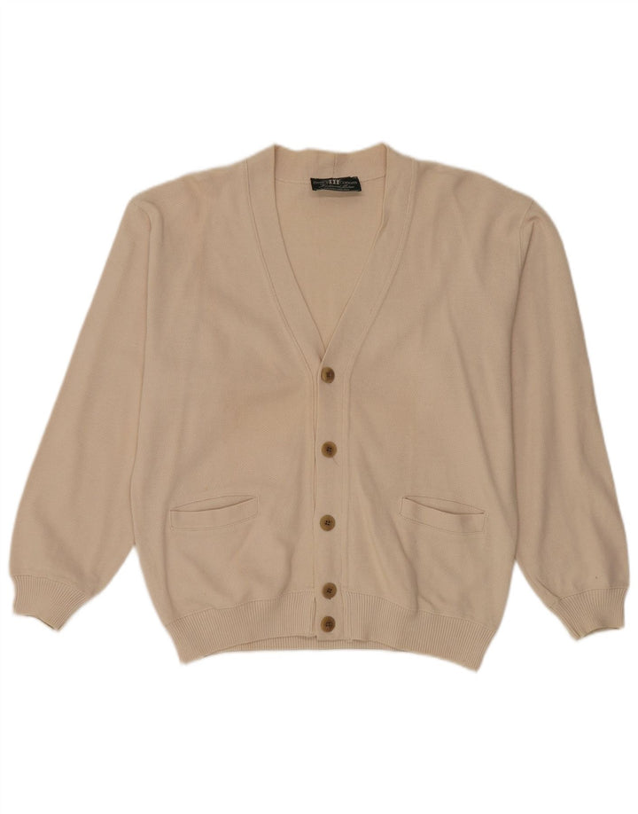 Henry Cottons Muški kardigan pulover Medium Beige Cotton