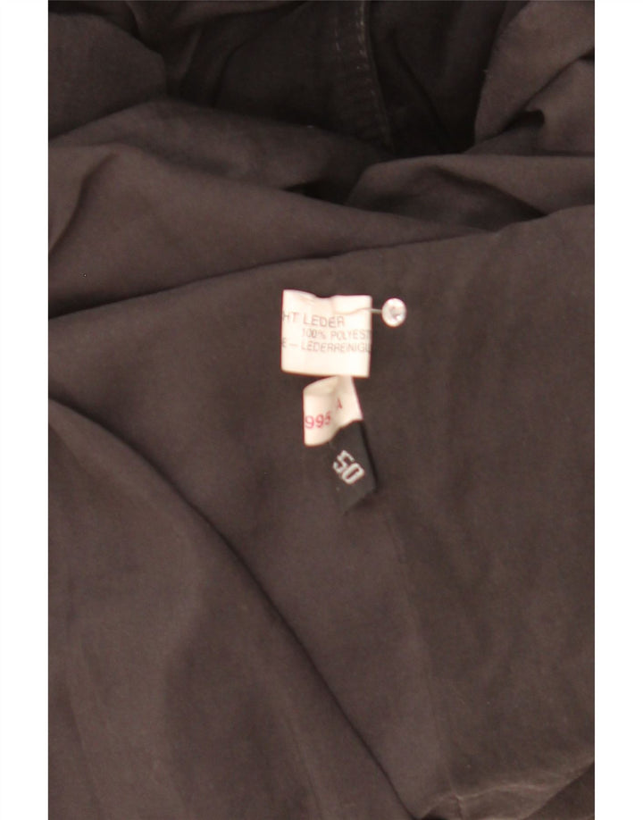 Vintage muška bomber jakna od brušene kože IT 50 Large Black