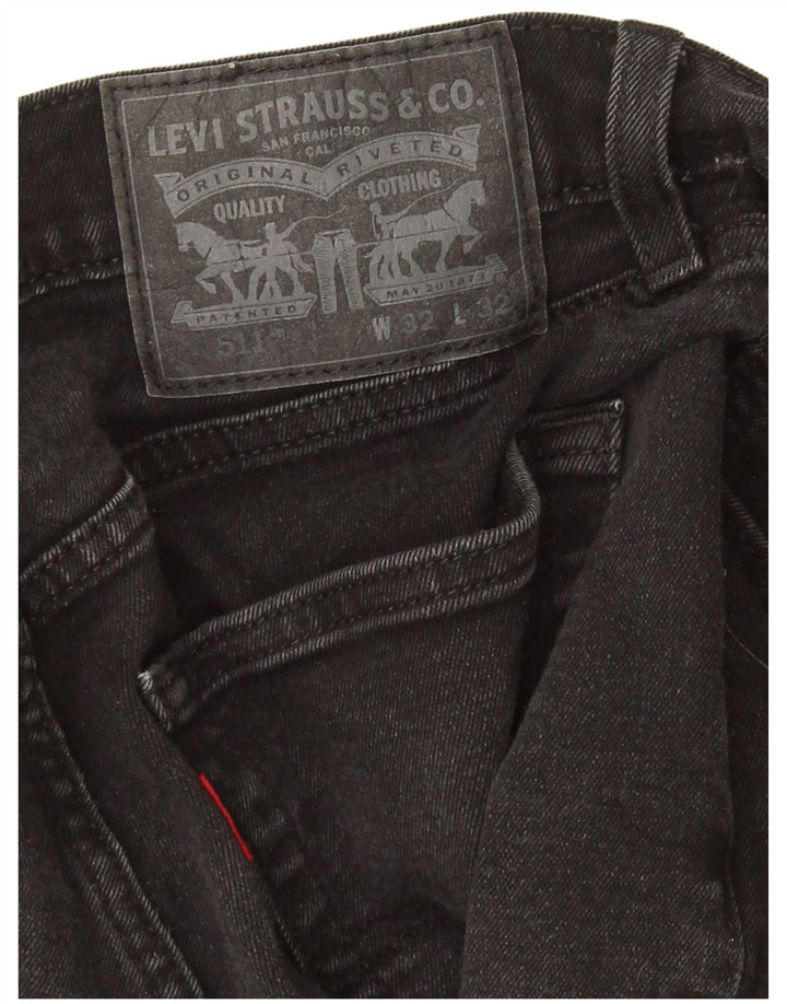 Levi's muške 511 uske traperice W32 L27 crni pamuk