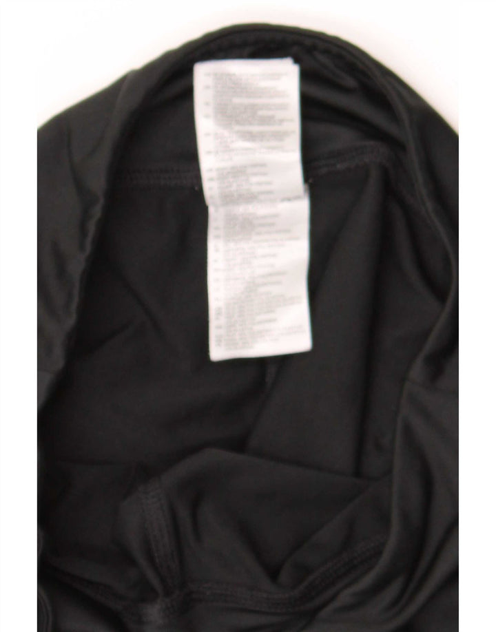 Adidas ženske kapri tajice UK 8/10 male crne poliesterske