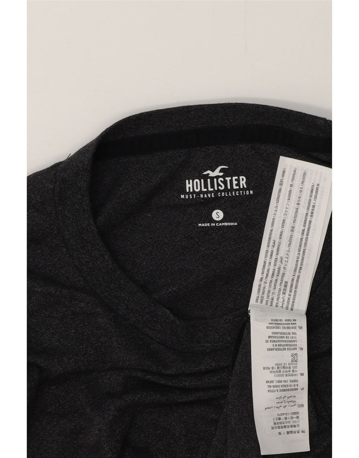 HOLLISTER Muška majica kratkih rukava Mali sivi pamuk
