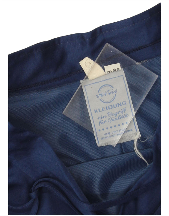 Vintage ženska asimetrična suknja W26 Mala tamnoplava