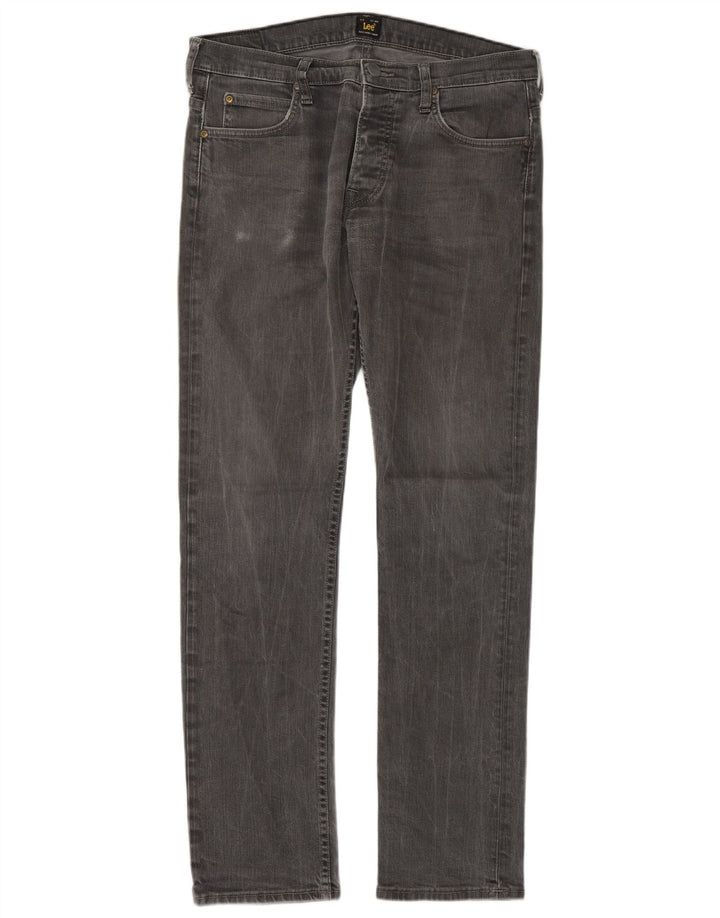 Lee Mens Powell Slim Jeans W33 L34 Sivi pamuk