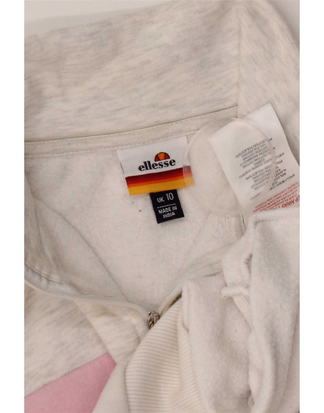 Ellesse ženska prevelika majica s kratkom majicom UK 10 Small Gray