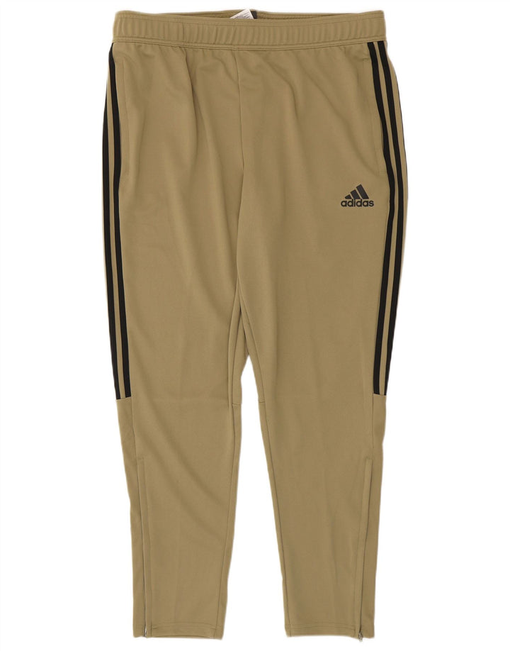 Adidas muške Aeroready hlače za trenirku XL kaki poliester
