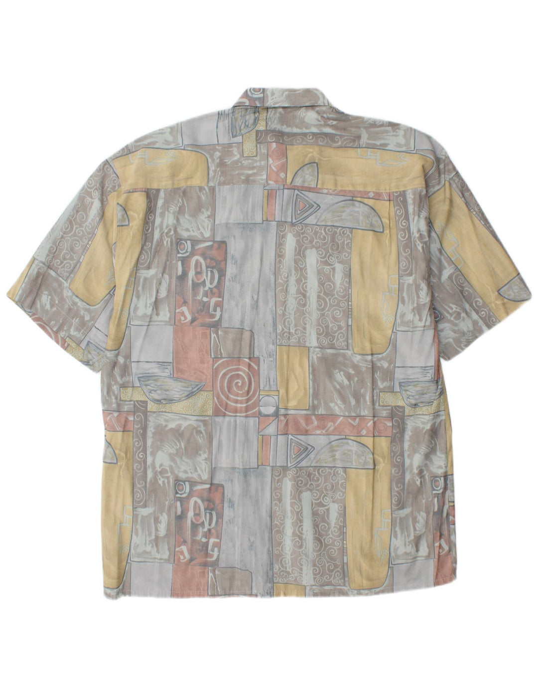 C.C.CONCORD Muška košulja kratkih rukava velikih raznobojnih geometrijskih oblika