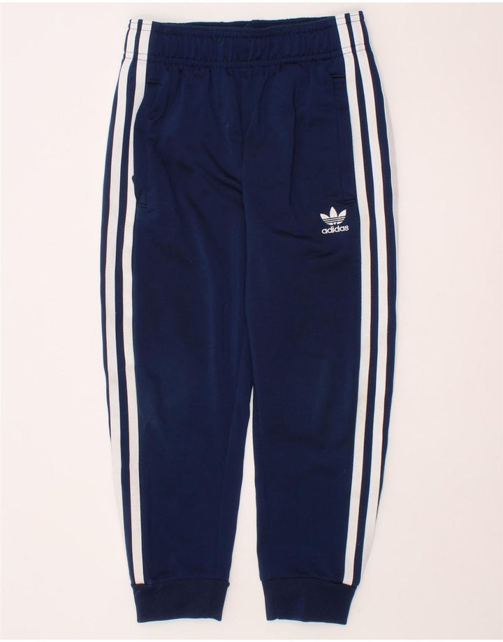 ADIDAS Boys Aeroready Trenirka Hlače Joggers 5-6 godina tamnoplave