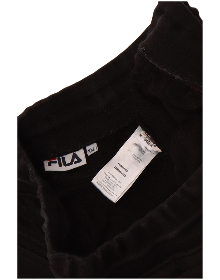 Fila muške trenirke hlače 2XL crni pamuk