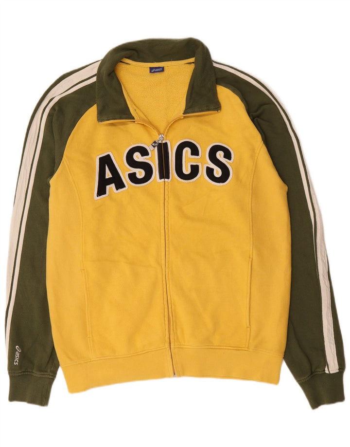 Asics muška trenirka sa grafičkim motivima, srednje žuta, pamuk