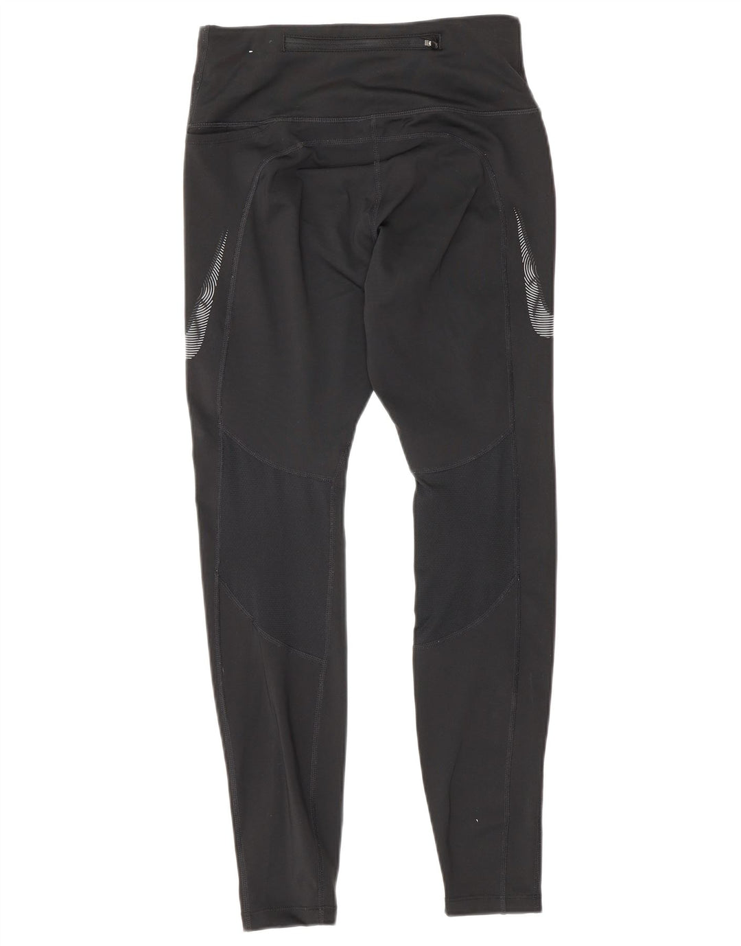 Nike Ženske Dri Fit Leggings UK 8 Male crne Colourblock Poliester