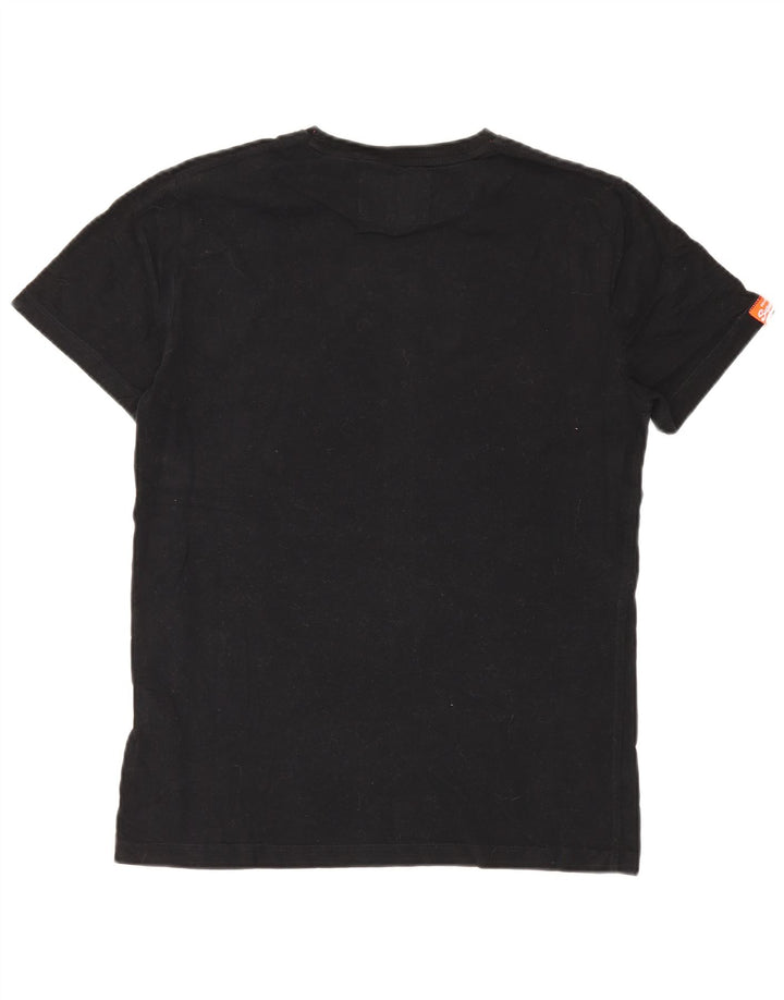 Superdry muška majica kratkih rukava Srednji crni pamuk