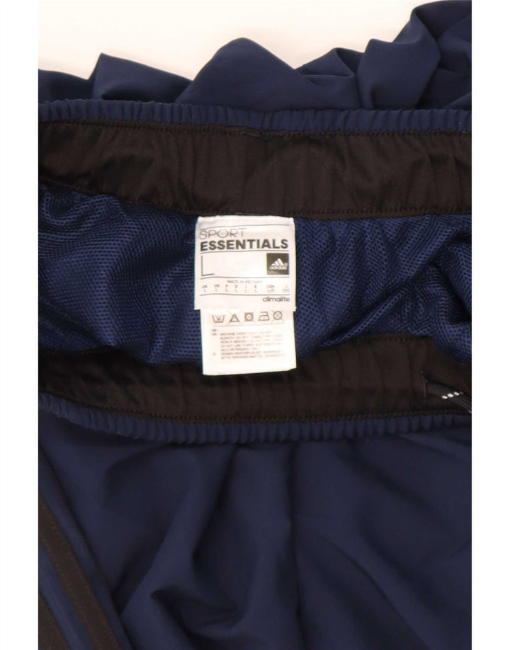 Adidas muške trenirke Climalite, velike tamnoplave hlače od poliestera