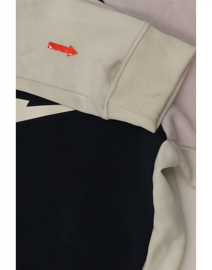 NIKE Mens Graphic Sweatshirt Jumper XS Multicoloured Colourblock Polyester Vintage Nike and Second-Hand Nike from Messina Hembry 