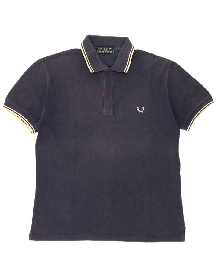 Fred Perry muška polo majica srednje tamnoplave pamučne pruge