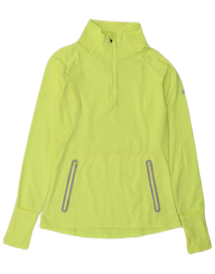 Under Armour Ženska trenirka Cold Gear Top UK 8 Small Yellow