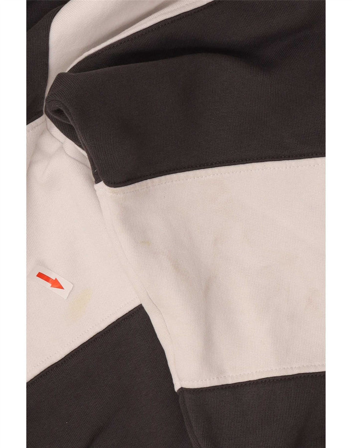 Levi's ženska prekomjerna majica s kratkim rukavima UK 14 srednje crne na pruge