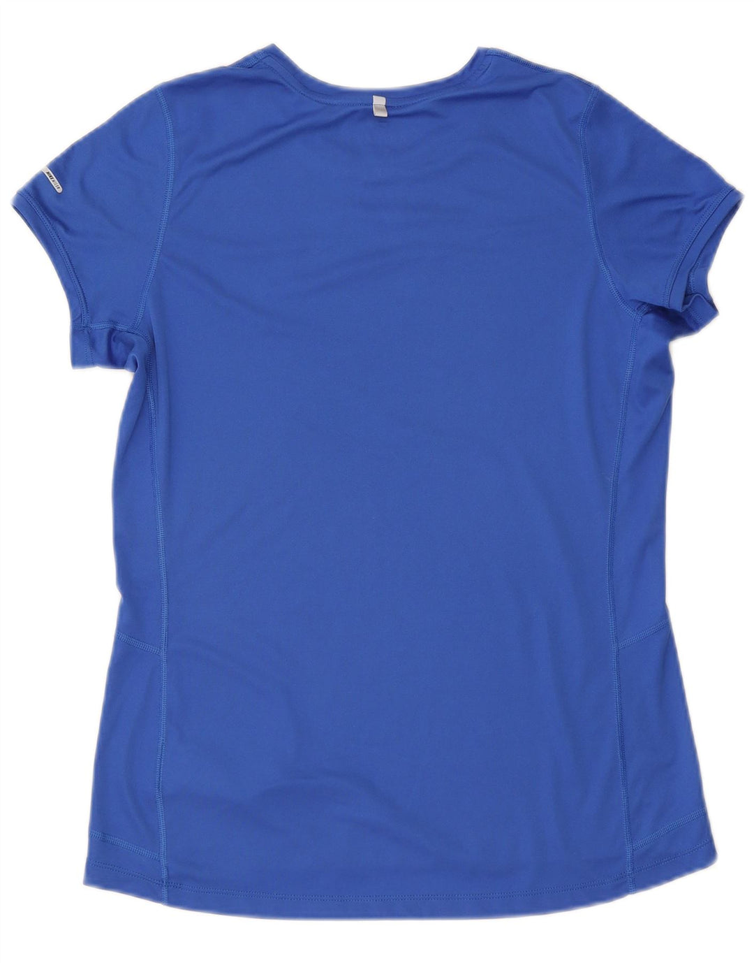 NIKE Womens Dri Fit T-Shirt Top UK 16 Large Blue Polyester