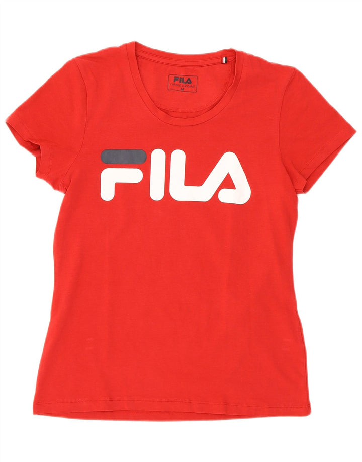 Fila Ženska majica kratkih rukava s grafičkim motivima UK 12 Srednje crvena