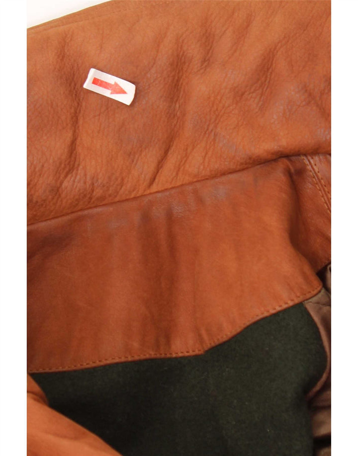 Timberland muška kožna jakna s kapuljačom UK 40 Large Brown
