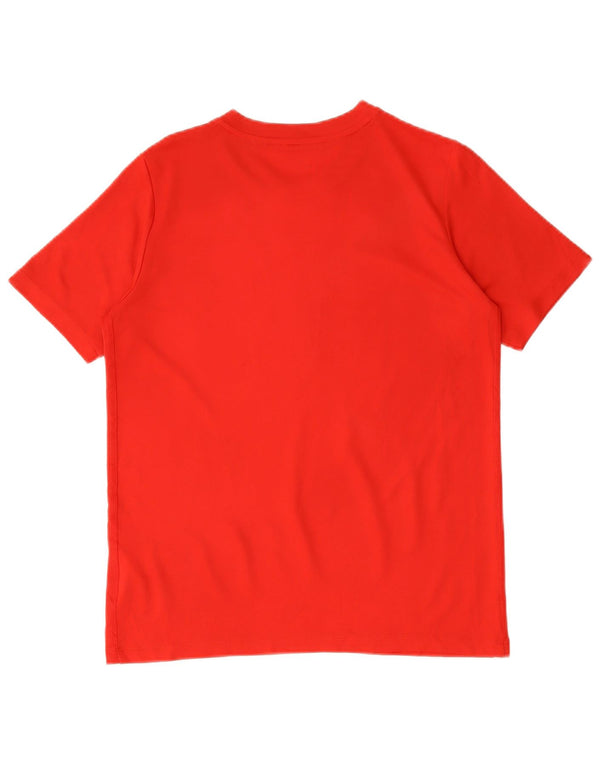 Nike Boys Dri Fit T-Shirt Top 13-14 Years XL Red Poliester