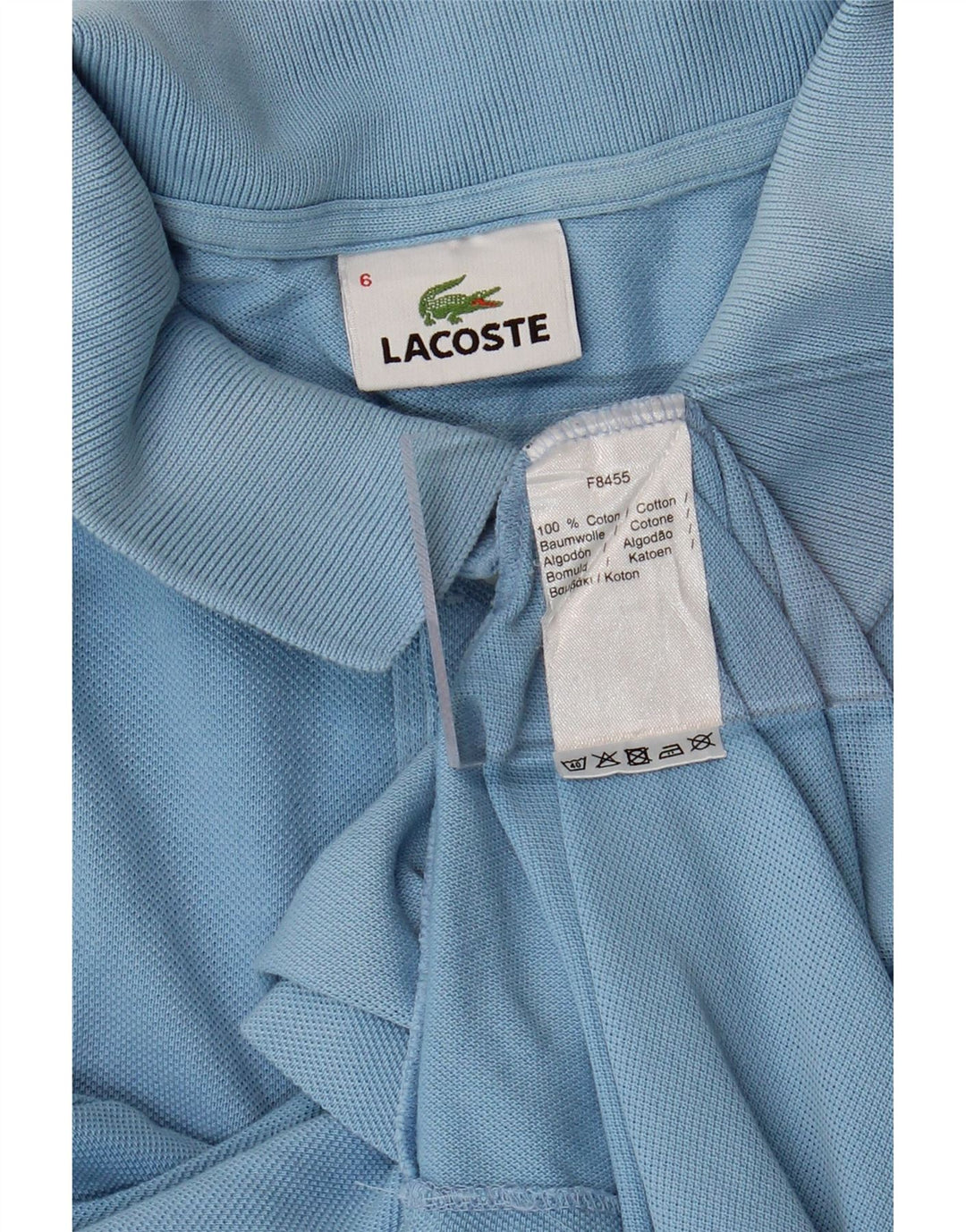 LACOSTE muška polo majica veličina 6 XL plavi pamuk