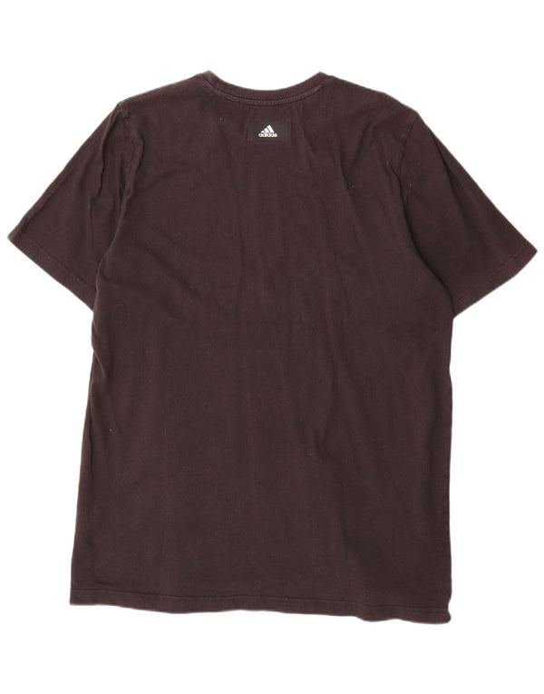 ADIDAS Muška majica kratkih rukava s grafičkim motivima, veliki crni pamuk